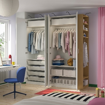 ИКЕА Комбинация шкафов PAX ПАКС / FORSAND ФОРСАНД, 796.234.11 - Home Club