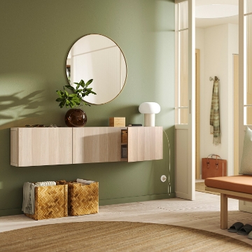 ИКЕА Комбинация настенных шкафов BESTÅ БЕСТО, 596.120.79 - Home Club