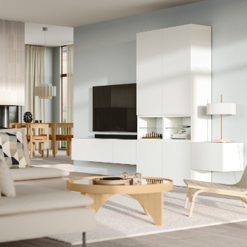 ИКЕА Шкаф для телевизора BESTÅ БЕСТО, 896.120.92 - Home Club