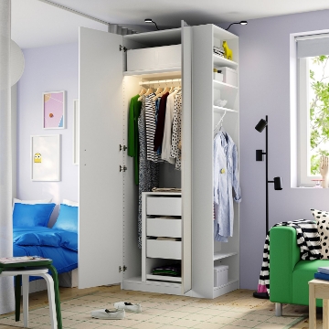 ІКЕА Комбінація шафи PAX ПАКС / FORSAND ФОРСАНД / ÅHEIM, 896.235.33 - Home Club