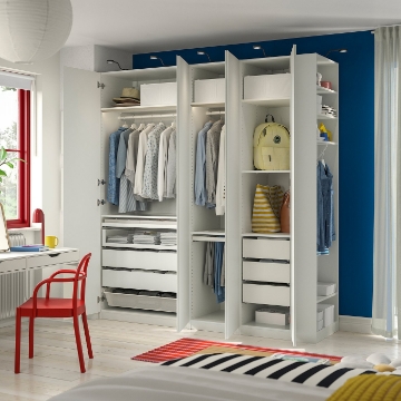 ИКЕА Комбинация шкафов PAX ПАКС / VIKANES ВИКАНЕС, 596.235.77 - Home Club