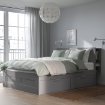 ИКЕА Рама кровати с ящиком BRIMNES БРИМНЭС, 795.900.24 - Home Club, изображение 2