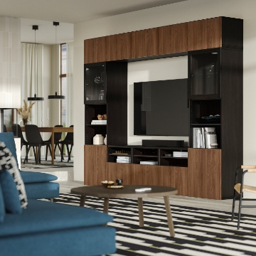 ІКЕА Комбінація тумби під телевізор BESTÅ БЕСТО, 796.145.53 - Home Club