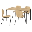 ИКЕА Стол и 4 стула SKÅLSTA, 796.092.12 - Home Club
