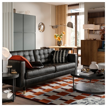 ІКЕА 3-місний диван LANDSKRONA ЛАНДСКРУНА, 590.317.02 - Home Club