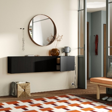 ИКЕА Комбинация настенных шкафов BESTÅ БЕСТО, 396.120.80 - Home Club