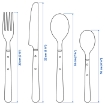 ІКЕА Набір столових приборів DOFTSKÖLD, 906.095.88 - Home Club, зображення 6
