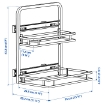 ИКЕА Органайзер под раковину UTRUSTA УТРУСТА, 206.027.31 - Home Club, изображение 2