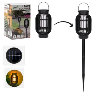 Chomik СОЛЯРНА ЛАМПА ЛІХТАР 12,8x12,8x67 СМ, SOL9993 - Home Club