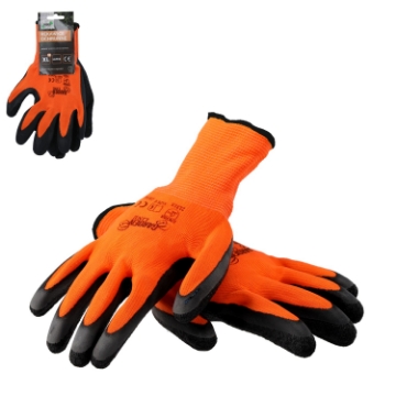 Chomik ЗАХИСНІ РУКАВИЧКИ «10» З ПОЛІЕСТЕРУ, ПОКРИТІ ЛАТЕКСОМ упаковка = 12, IDA1224 - Home Club