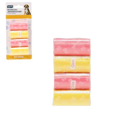 Chomik МІШКИ ДЛЯ СОБАЧИХ ВІДХОДІВ 80 ШТ., PET9707 - Home Club