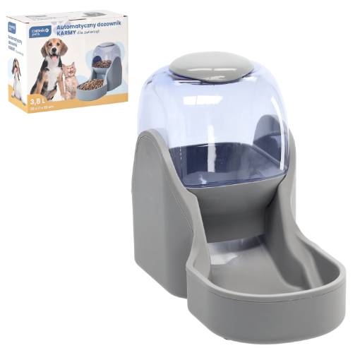 Chomik АВТОМАТИЧНИЙ ДОЗАТОР КОРМУ ДЛЯ СОБАКИ / КОТА 35 X 17 X 29 СМ 3800 МЛ, PET7727 - Home Club