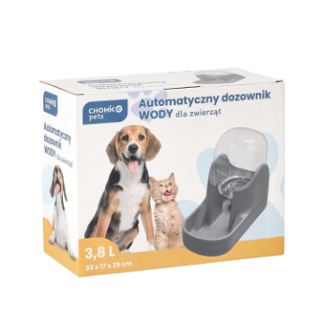 Chomik АВТОМАТИЧНИЙ ПОДОШВА ДЛЯ СОБАКИ / КОТА 35 X 17 X 29 СМ 3800 МЛ, PET7710 - Home Club