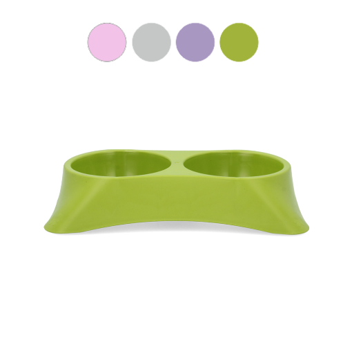 Chomik ДВОЙНА МИСКА ДЛЯ СОБАКИ АБО КОТА 2 x 0,25 л, PLAUP0249 - Home Club