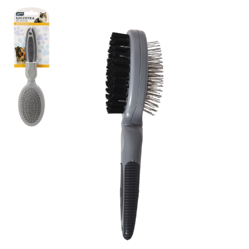 Chomik ДВОСТОРОННЯ ЩІТКА ДЛЯ ТВАРИН 24 X 6,5 СМ, PET9608 - Home Club