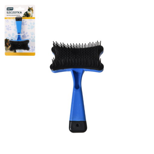 Chomik САМОВИМИЮЧА ЩІТКА ДЛЯ ТВАРИН 13 X 7,5 СМ СИНЯ, PET9639 - Home Club
