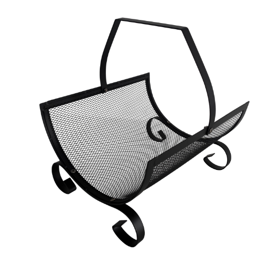 Chomik МЕТАЛЕВИЙ СТІЙКА ДЛЯ ДРОВ З ДУЖКОЮ 38X33X38CM, KOM5813 - Home Club