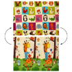 Chomik Двусторонняя образовательная коврик 150x200x1 см, складная, с изображением животных + сумка, KID4336 - Home Club