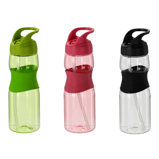 Chomik Бутылка объемом 730 мл для воды с трубкой, различные цвета, MER4225 - Home Club