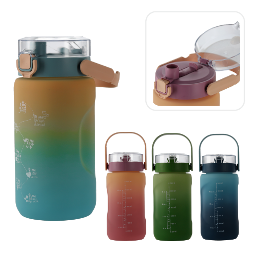 Chomik Бутылка объемом 1500 мл для воды, разноцветная, TIT-647 - Home Club