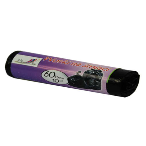 Chomik СВЯЗКИ МУСОРНЫХ МЕШКОВ EXTRA MOCNE 60L A'10 ЧЕРНЫЕ, CHOM7686 - Home Club