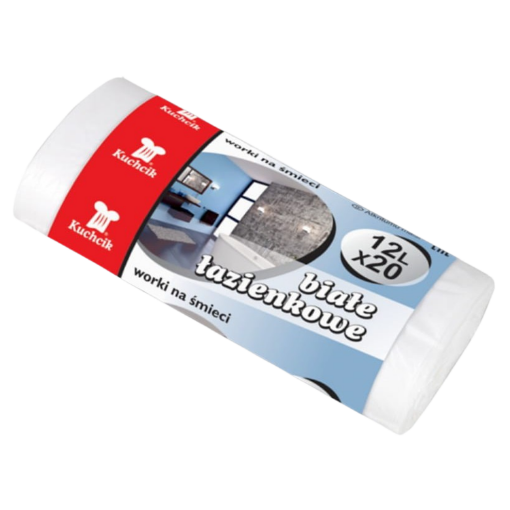 Chomik МЕШКИ ДЛЯ МУСОРА 12 ЛИТРОВ, БЕЛЫЕ, ДЛЯ ВАННОЙ КОМНАТЫ, AKU8932 - Home Club