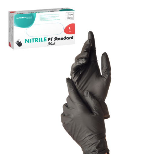 Chomik Нитриловые перчатки, черные, размер L, 100 шт. 5907, SOR2622 - Home Club