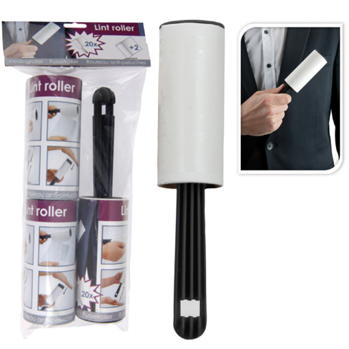 Chomik КПЛ.РОЛКА ДЛЯ ОДЕЖДЫ + 2 ЗАПАСНЫЕ РОЛИКА, AMS9762 - Home Club