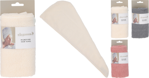 Chomik Турбан для волос из микрофибры 55х22 см, AMS8848 - Home Club