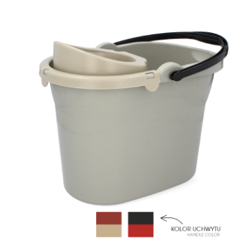 Chomik Ведро 10 л овальное с выжимателем, PLAUP612 - Home Club