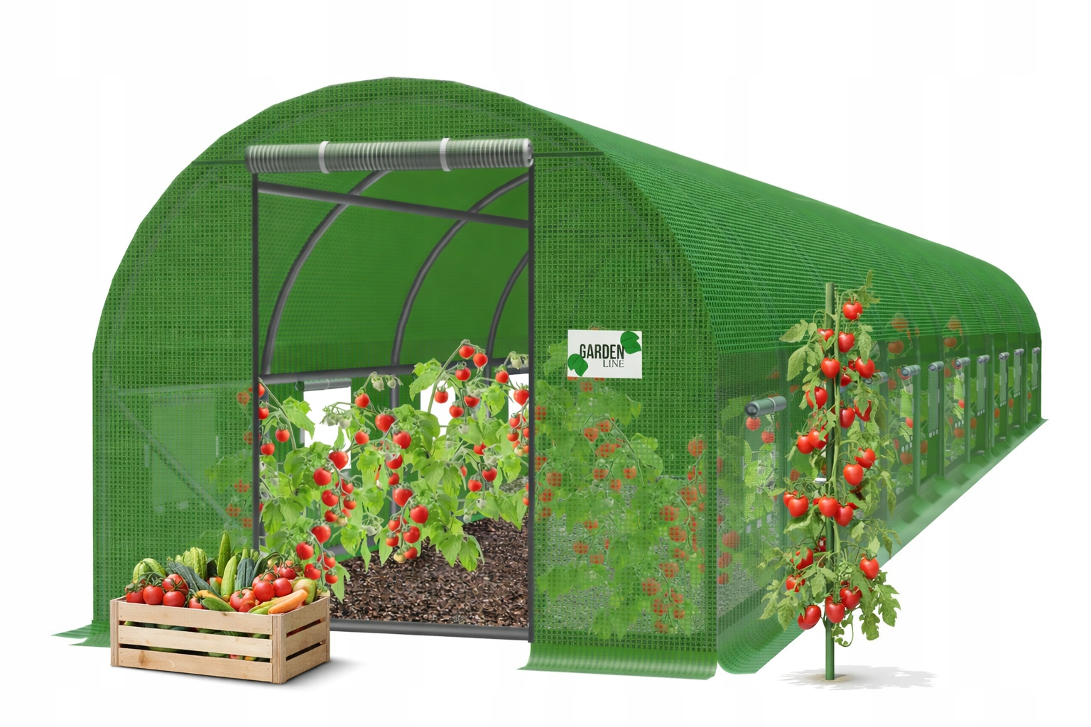 TUNEL FOLIOWY OGRODOWY 10 SEGMENTOWY ZIELONY 10 x 4 x 2 M pol_pl_TUNEL-FOLIOWY-OGRODOWY-10-SEGMENTOWY-ZIELONY-10-x-4-x-2-M-1256_2