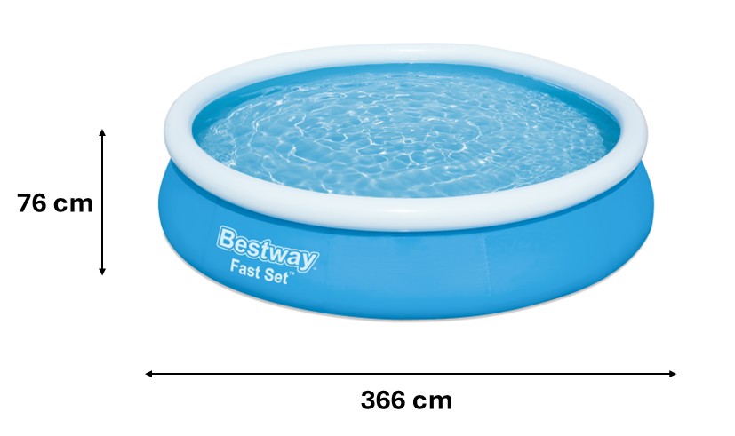 BASEN ROZPOROWY 366 x 76 CM ( BASEN , POMPA , FILTR ) 57274