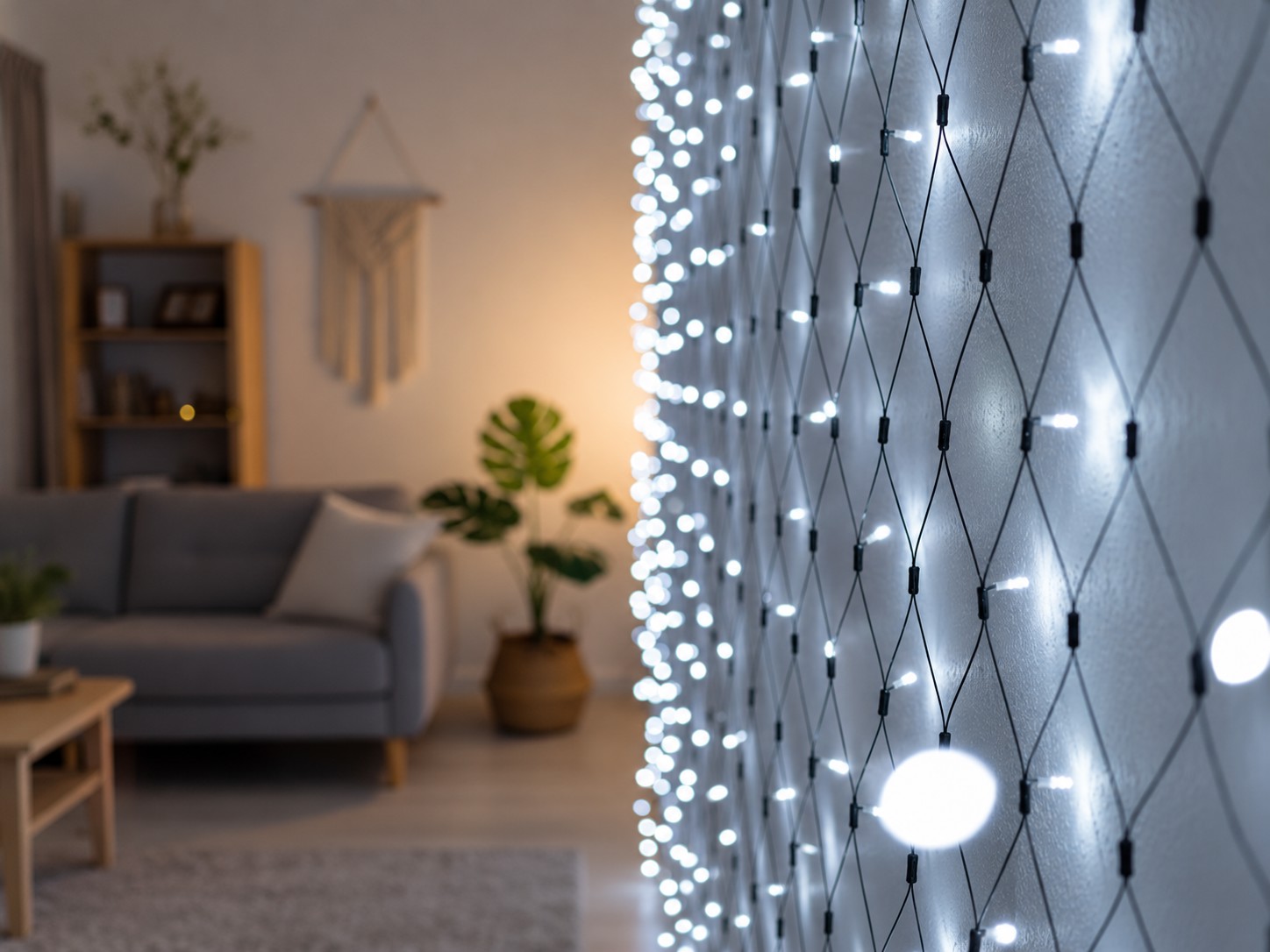 Сітка Led 320L Холодний Білий 3 x 2 М Внутрішня/Зовнішня (2)