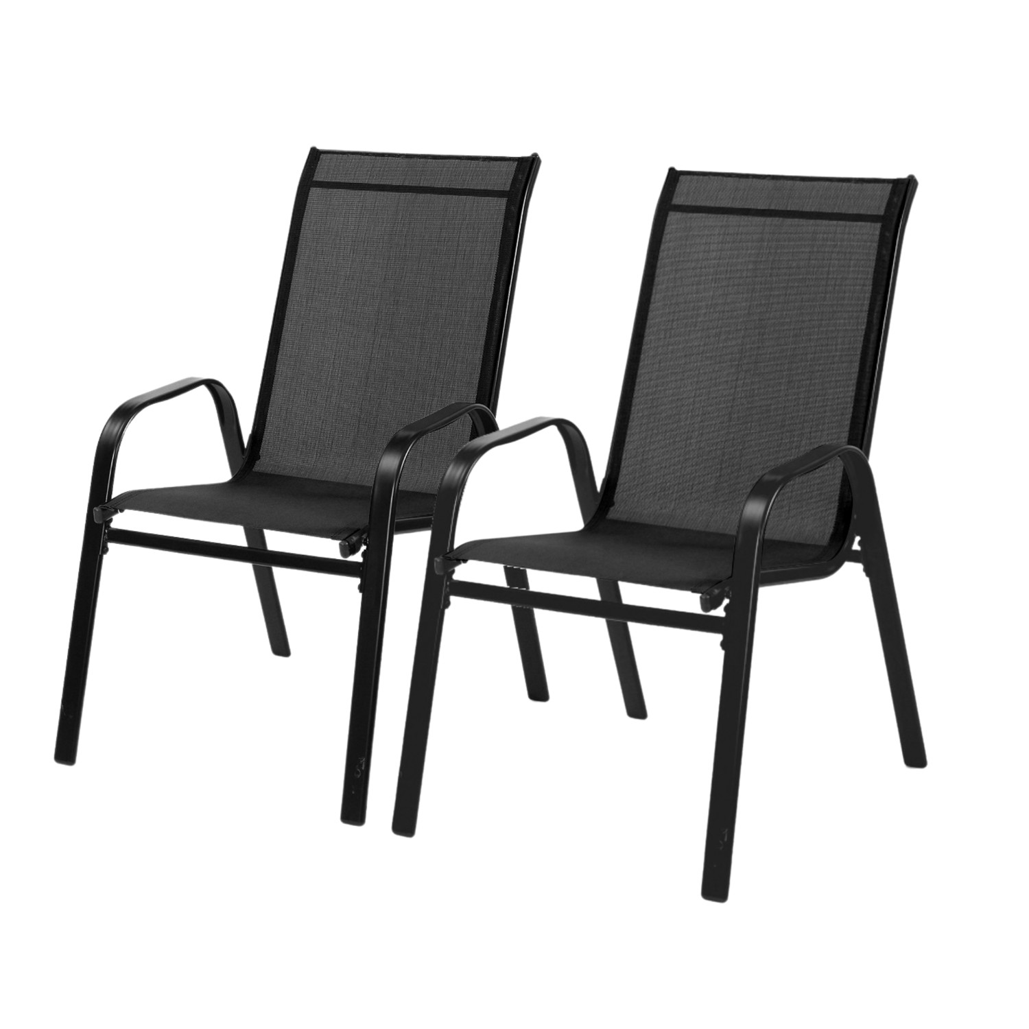 KPL. 2 KRZESEŁ OGRODOWYCH CZARNYCH 54 x 70 x 92 CM pol_pl_KPL-2-KRZESEL-OGRODOWYCH-CZARNYCH-54-x-70-x-92-CM-1625-2219_1