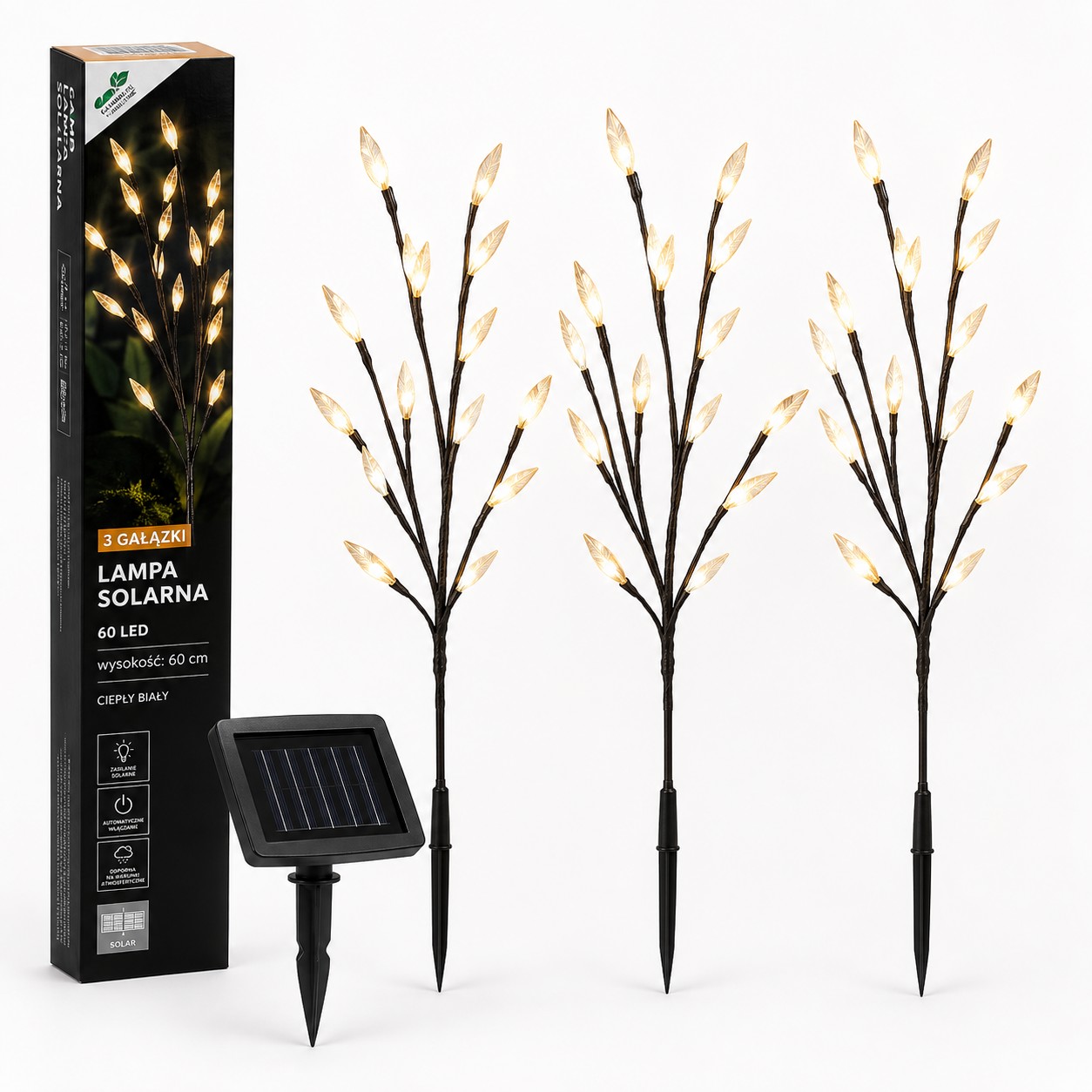 LAMPA SOLARNA H 60 CM 3 GAŁĄZKI 60 LED CIEPŁY BIAŁY *6094 pol_pl_LAMPA-SOLARNA-H-60-CM-3-GALAZKI-60-LED-CIEPLY-BIALY-6094-1992_2