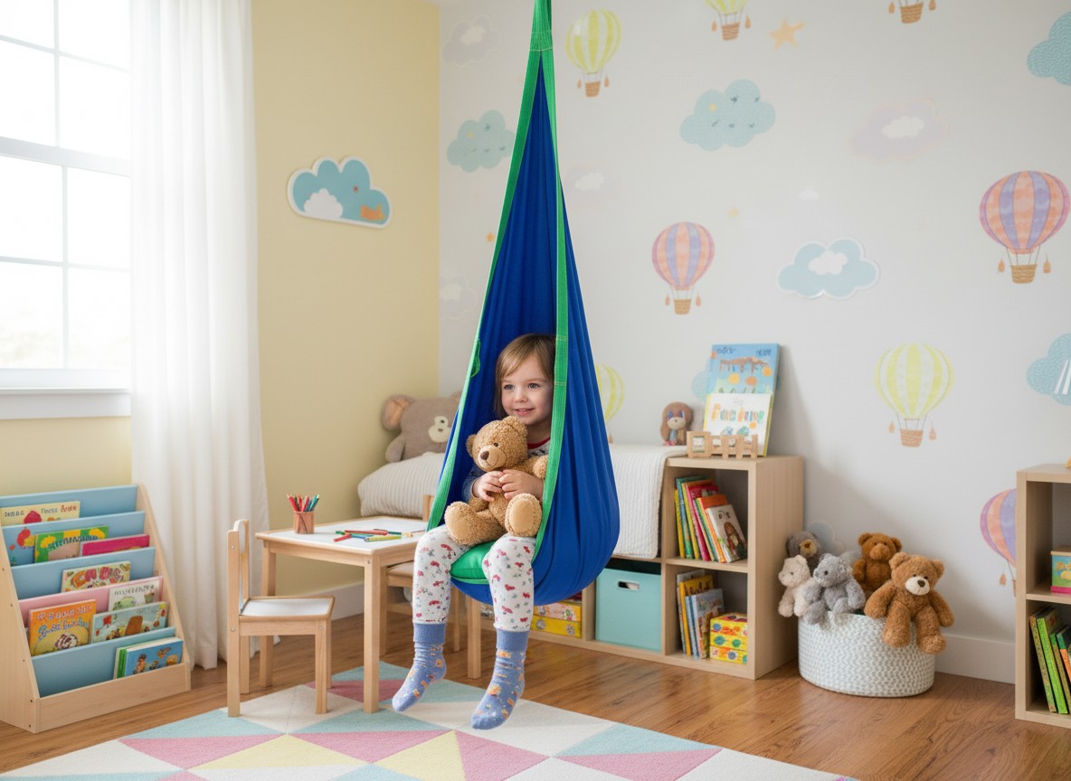 FOTEL WISZĄCY - KOKON DLA DZIECI 70 x 150 CM NIEBIESKI pol_pl_FOTEL-WISZACY-KOKON-DLA-DZIECI-70-x-150-CM-NIEBIESKI-2247_4