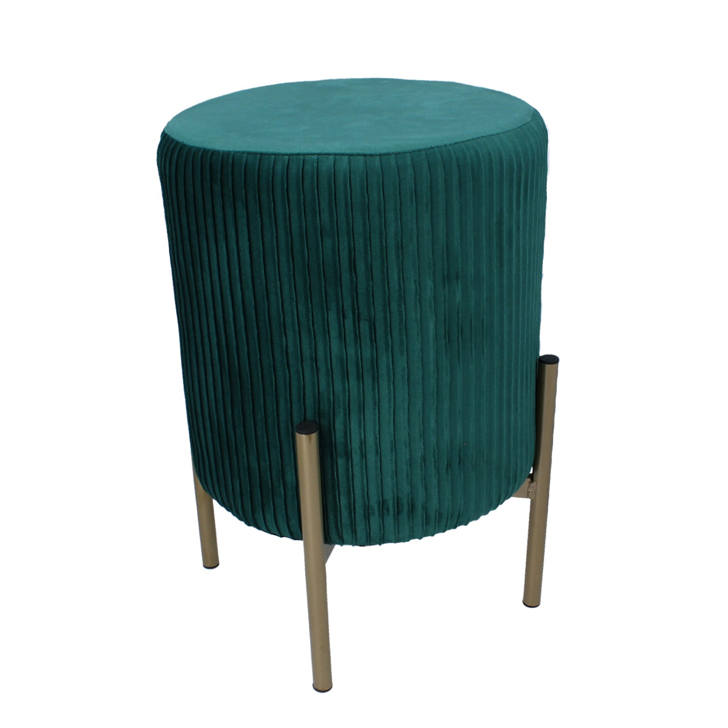 PUFA OKRĄGŁA NA NÓŻKACH 28 x 42 CM ZIELONA *4217 pol_pl_PUFA-OKRAGLA-NA-NOZKACH-28-x-42-CM-ZIELONA-4217-8368_1