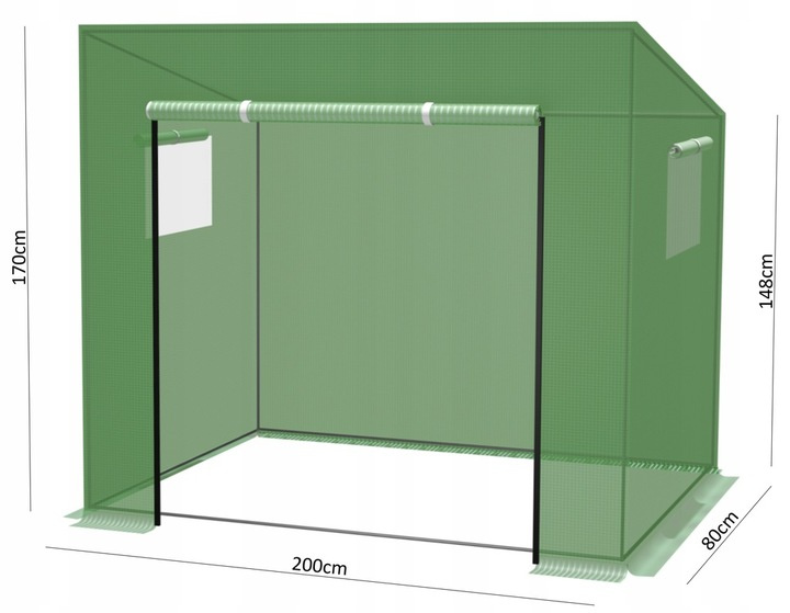 SZKLARNIA NA POMIDORY BIAŁA 200 x 77 x 168/146 cm pol_pl_SZKLARNIA-NA-POMIDORY-BIALA-200-x-77-x-168-146-cm-1339_4