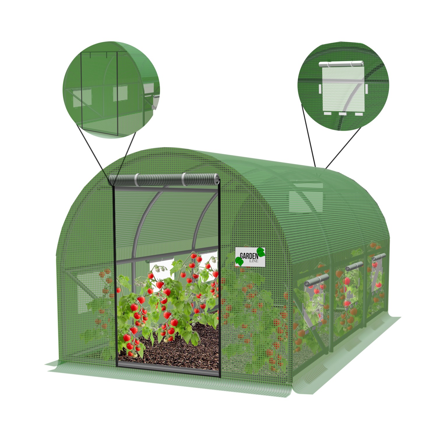 TUNEL FOLIOWY OGRODOWY 3 SEGMENTOWY ZIELONY NEW SOLUTION 3 x 2 x 2 M pol_pl_TUNEL-FOLIOWY-OGRODOWY-3-SEGMENTOWY-ZIELONY-NEW-SOLUTION-3-x-2-x-2-M-5207-1130_2