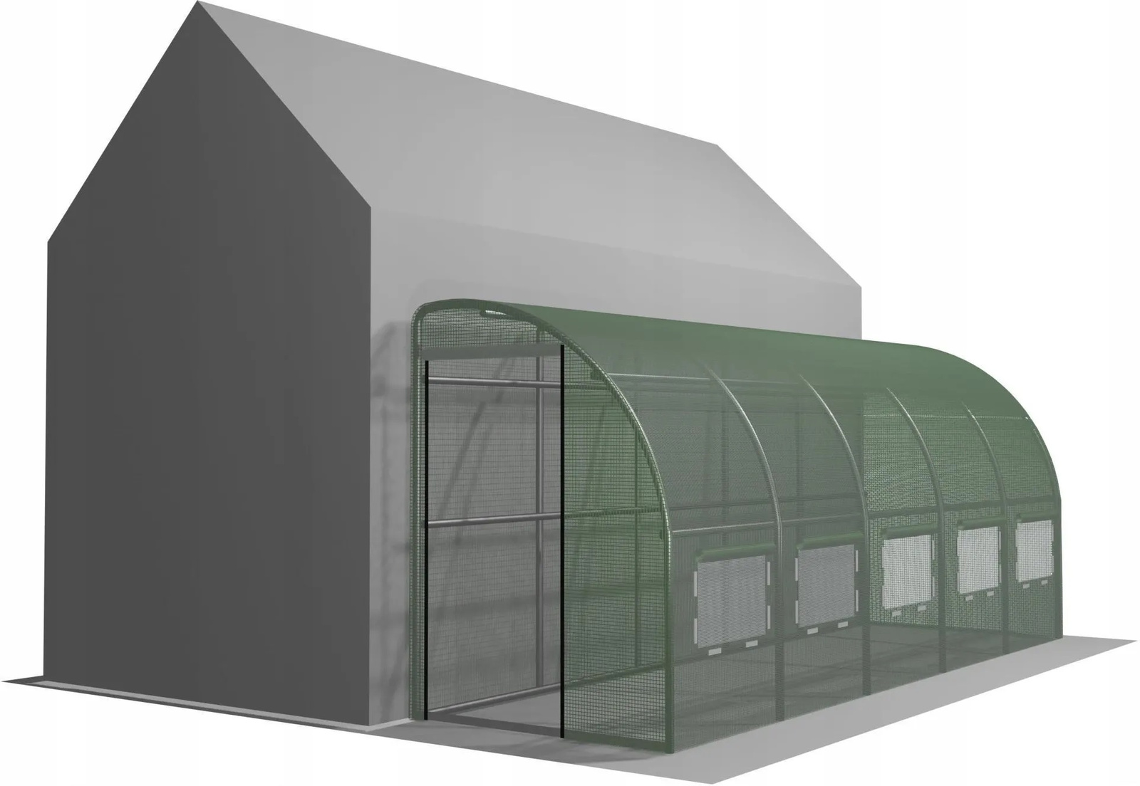 TUNEL FOLIOWY OGRODOWY 3 SEGMENTOWY "POŁÓWKA" ZIELONY 4X1,5X2 m pol_pl_TUNEL-FOLIOWY-OGRODOWY-3-SEGMENTOWY-POLOWKA-ZIELONY-4X1-5X2-m-1032_3