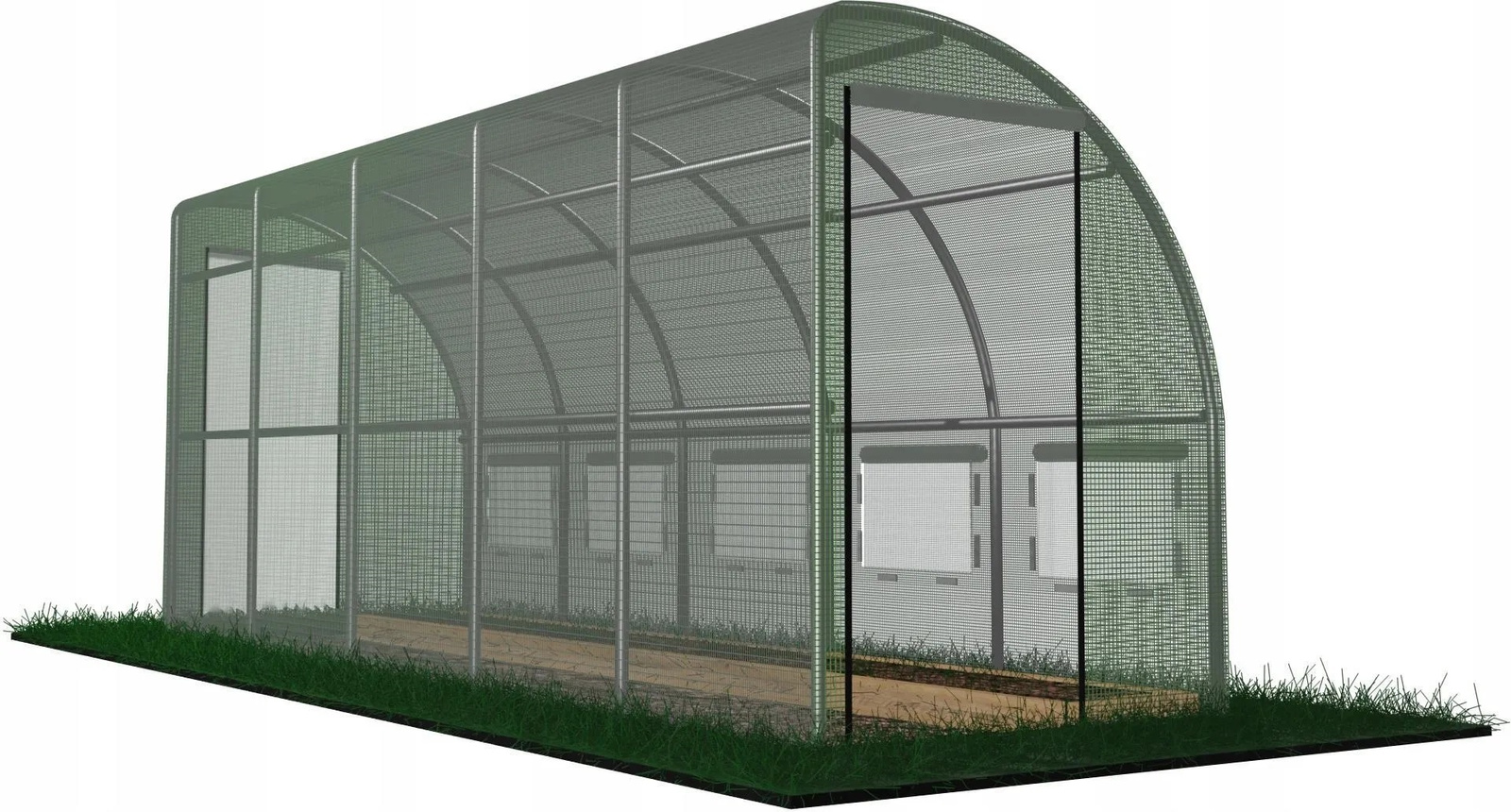 TUNEL FOLIOWY OGRODOWY 3 SEGMENTOWY "POŁÓWKA" ZIELONY 4X1,5X2 m pol_pl_TUNEL-FOLIOWY-OGRODOWY-3-SEGMENTOWY-POLOWKA-ZIELONY-4X1-5X2-m-1032_6