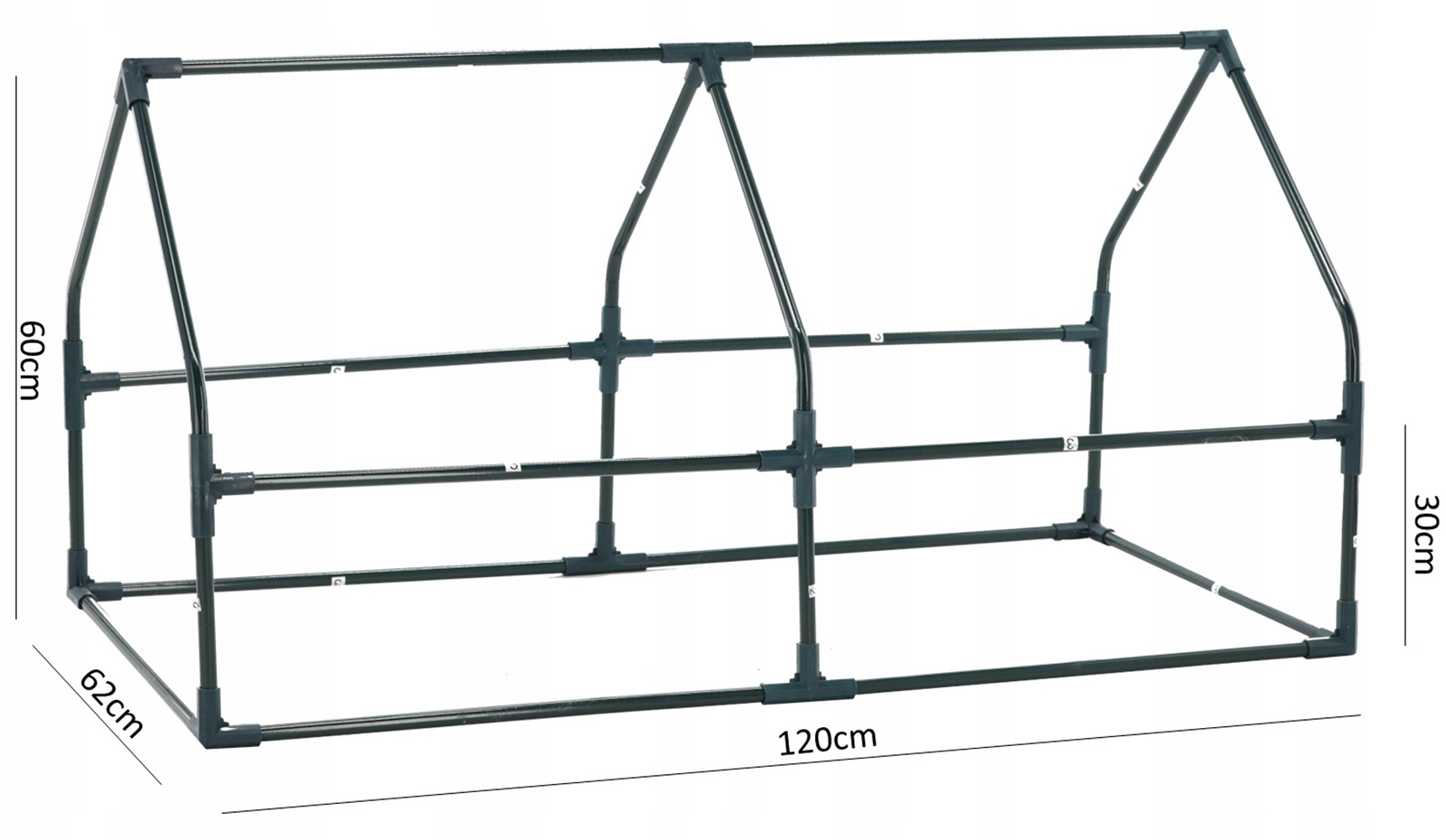SZKLARNIA OGRODOWA MAŁA ZIELONA 120 x 62 x H60/30 cm pol_pl_SZKLARNIA-OGRODOWA-MALA-ZIELONA-120-x-62-x-H60-30-cm-5521-753_4