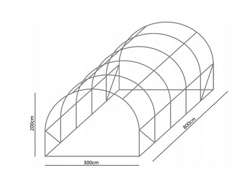 TUNEL FOLIOWY OGRODOWY 5 SEGMENTOWY ZIELONY 8 x 3 x 2 M pol_pl_TUNEL-FOLIOWY-OGRODOWY-5-SEGMENTOWY-ZIELONY-8-x-3-x-2-M-762_14