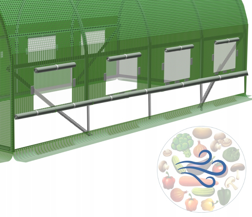 TUNEL OGRODOWY FOLIOWY 3 SEGMENTOWY 3 x 2 x 2 M ZIELONY Z OPCJĄ DODATKOWEJ WENTYLACJI pol_pl_TUNEL-OGRODOWY-FOLIOWY-3-SEGMENTOWY-3-x-2-x-2-M-ZIELONY-Z-OPCJA-DODATKOWEJ-WENTYLACJI-1513_10