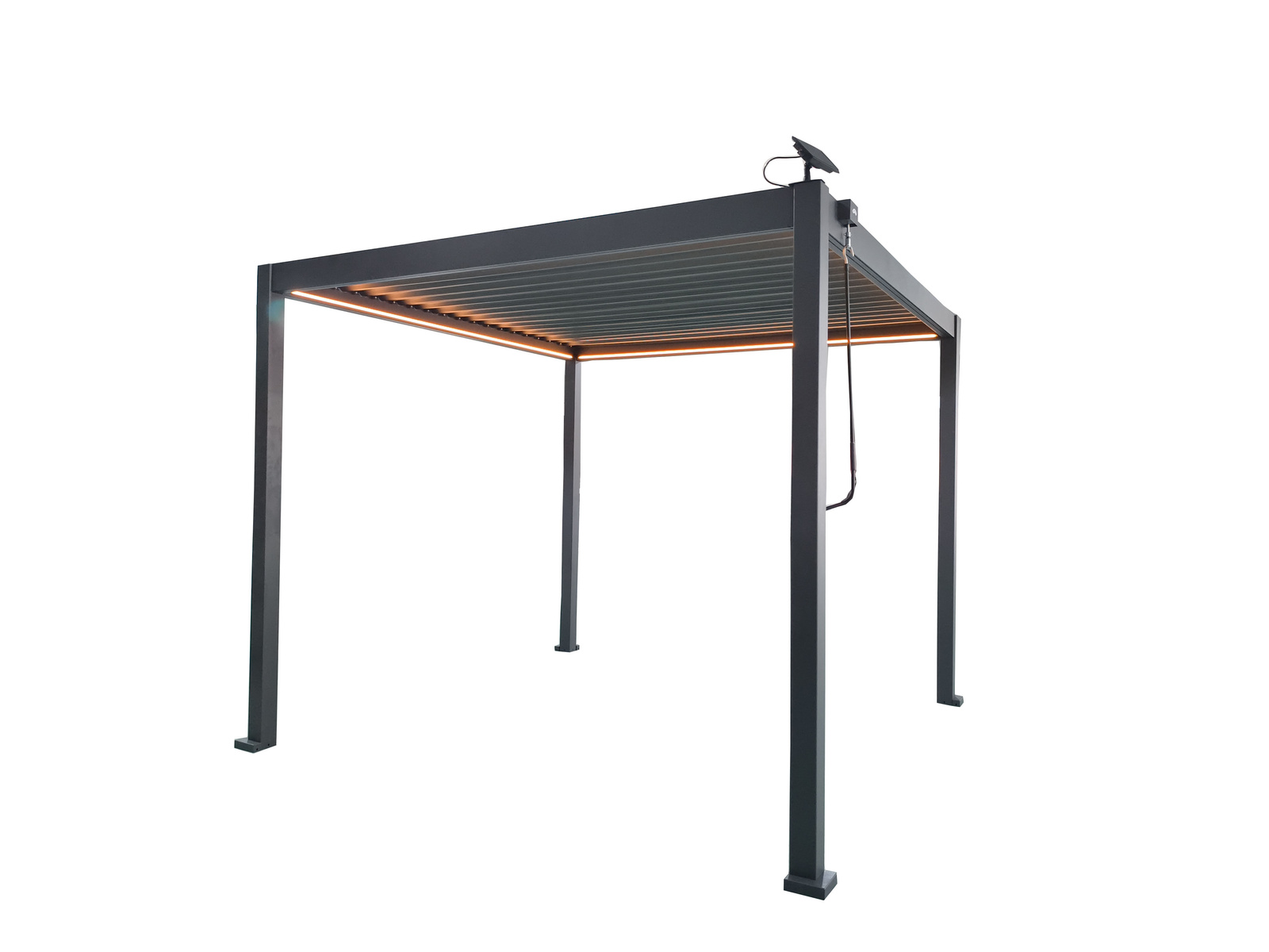 PERGOLA OGRODOWA ALUMINIOWA SZARA LED 3 x 3 x 2,5 M pol_pl_PERGOLA-OGRODOWA-ALUMINIOWA-SZARA-LED-3-x-3-x-2-5-M-8983_4