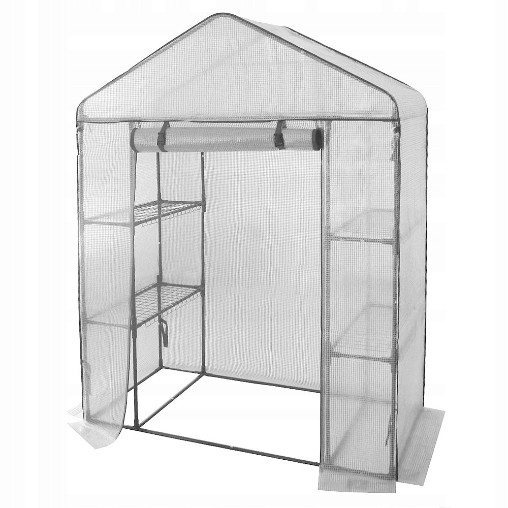 SZKLARNIA OGRODOWA Z PÓŁKAMI BIAŁA 140 x 73 x 200 CM pol_pl_SZKLARNIA-OGRODOWA-Z-POLKAMI-BIALA-140-x-73-x-200-CM-750_4