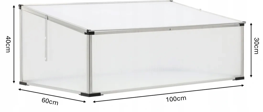 SZKLARNIA / ROZSADNIK 100 x 60 x 30/40 CM Z POLIWĘGLANU pol_pl_SZKLARNIA-ROZSADNIK-100-x-60-x-30-40-CM-Z-POLIWEGLANU-3972-1519_4