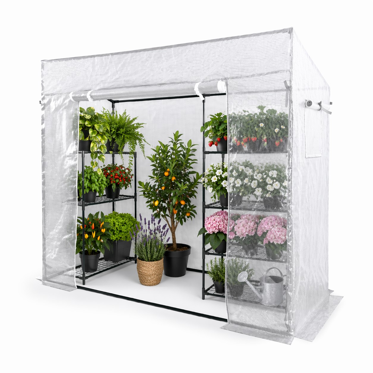 SZKLARNIA NA POMIDORY BIAŁA 200 x 77 x 168/146 cm pol_pl_SZKLARNIA-NA-POMIDORY-BIALA-200-x-77-x-168-146-cm-1339_8