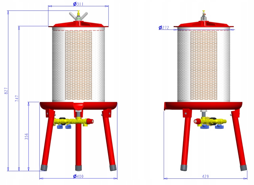 PRASA HYDRAULICZNA DO OWOCÓW 40 L 50 x 54 x 91,8 CM pol_pl_PRASA-HYDRAULICZNA-DO-OWOCOW-40-L-50-x-54-x-91-8-CM-2891_12