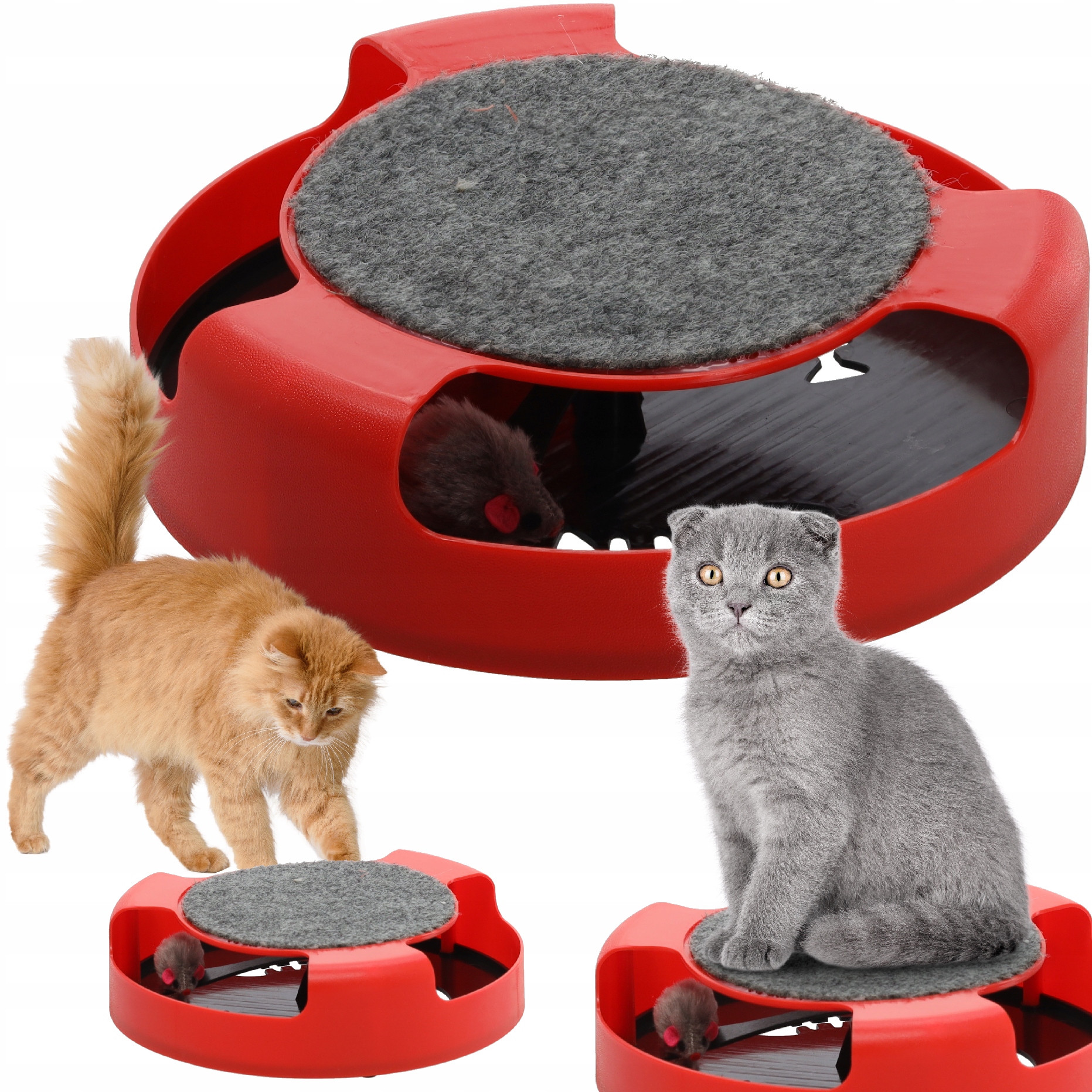 Іграшка Для Кота З Мишкою 25 x 25 x 7 См (2)